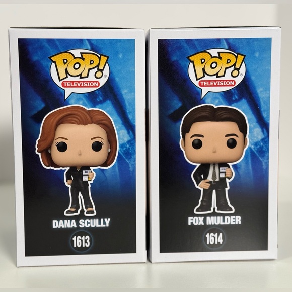 Funko Pop! The X-Files Fox Mulder & Dana Scully Vinyl Figure Set - Picture 3 of 6